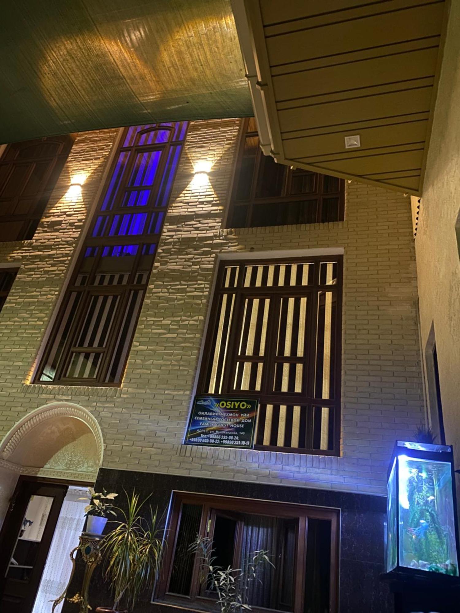 Hotel Osiyo Samarkand Exterior foto